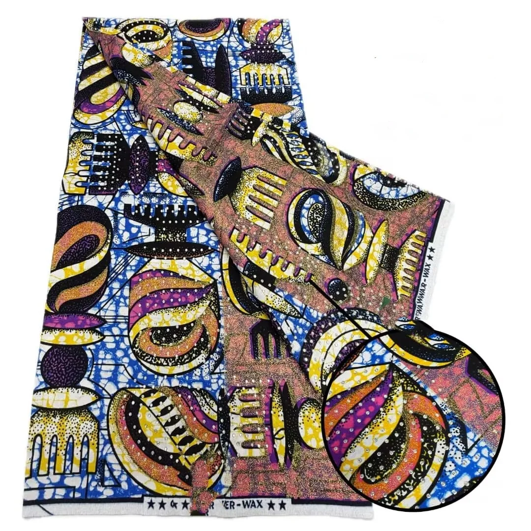 2026 New Style Nigeria Golden Stonk Wax Print Fabric - High Quality African Wax Print Fabric for Patchwork, Clothing & DIY" HS4
2026 New Style Nigeria Golden Stonk Wax Print Fabric - High Quality African Wax Print Fabric for Patchwork, Clothing & DIY" HS4