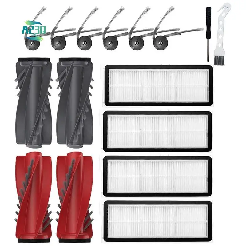 A23Q-16PCS Replacement Parts For Roborock Qrevo Curve/P20 Pro Robot Vacuum Attachments Main Side Brushes HEPA Filters
A23Q-16PCS Replacement Parts For Roborock Qrevo Curve/P20 Pro Robot Vacuum Attachments Main Side Brushes HEPA Filters