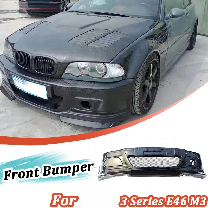 Carbon Fiber Front Bumper Guard Fender For 3 Series E46 M3 Head Bumper Pre-Facelift
Carbon Fiber Front Bumper Guard Fender For 3 Series E46 M3 Head Bumper Pre-Facelift