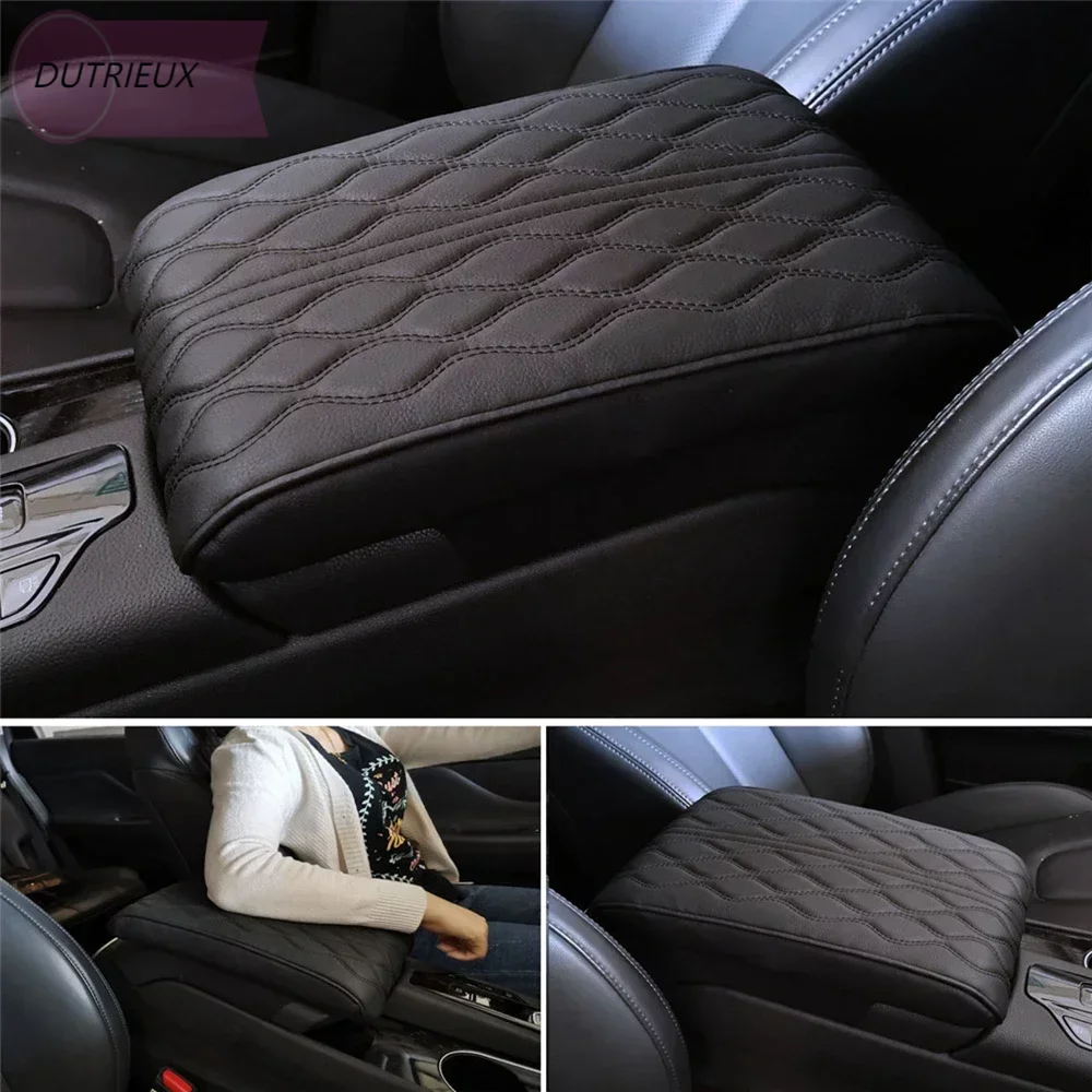 PU Leather Car Armrest Mat Center Console Arm Rest Protection Cushion Wave Embroidery Auto Armrests Storage Box Cover Pad
PU Leather Car Armrest Mat Center Console Arm Rest Protection Cushion Wave Embroidery Auto Armrests Storage Box Cover Pad