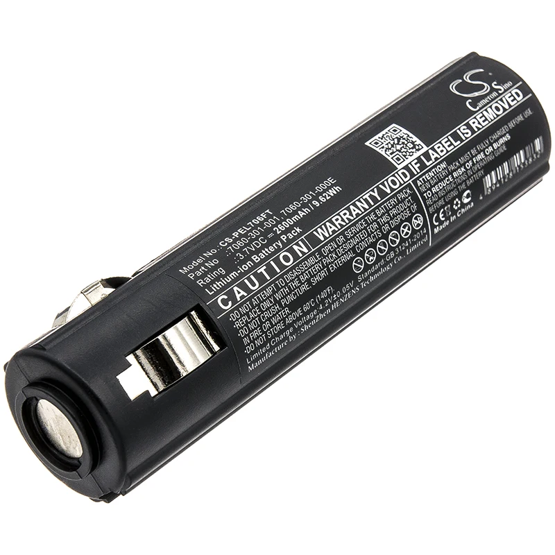 Li-ion Flashlight Battery for Pelican, 3.7V, 2600mAh, Compatible Models: 7060, 7069
Li-ion Flashlight Battery for Pelican, 3.7V, 2600mAh, Compatible Models: 7060, 7069