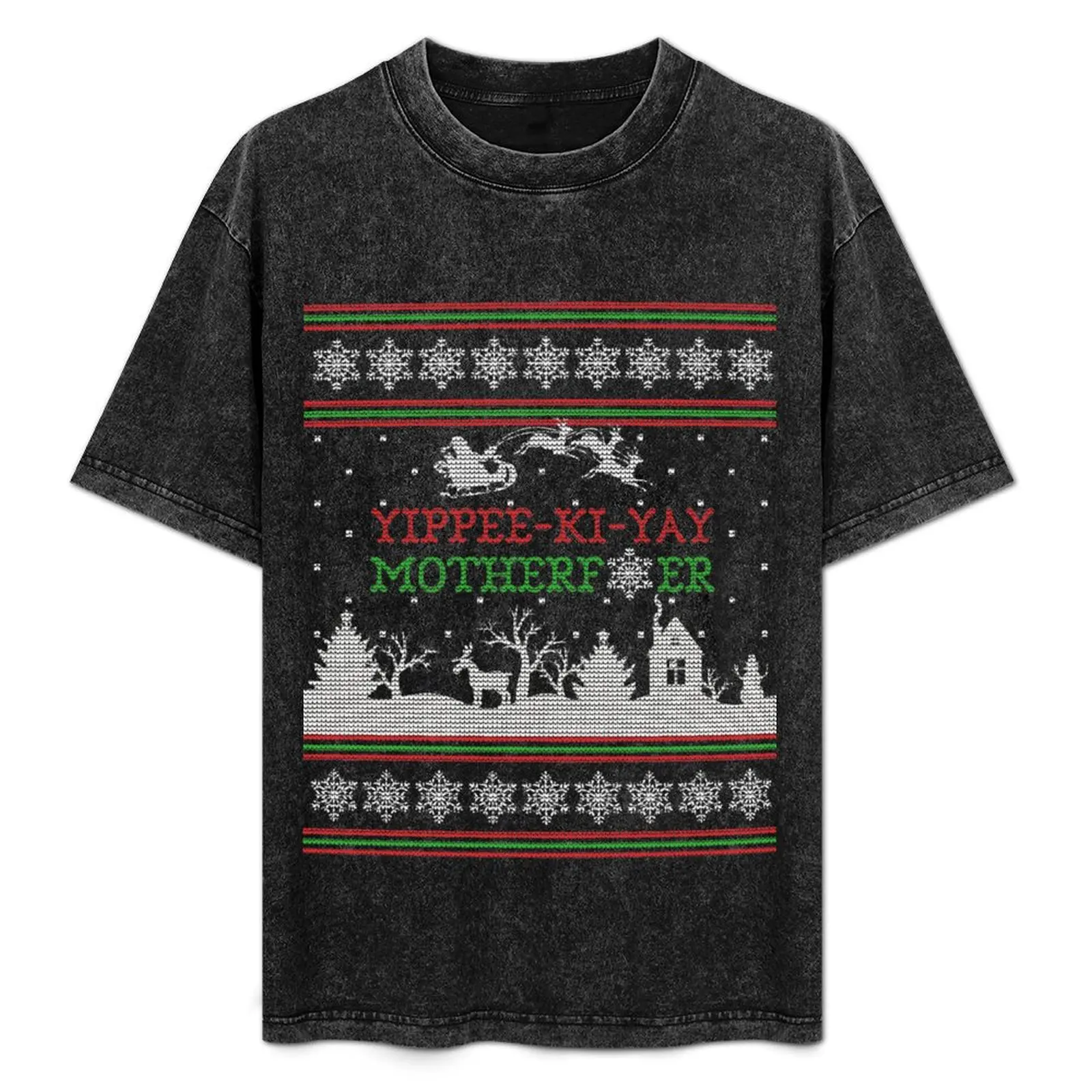 Die Hard Yippee-Ki-Yay Ugly Christmas Sweater T-Shirt Big and Tall Loose Fit T-Shirt
Die Hard Yippee-Ki-Yay Ugly Christmas Sweater T-Shirt Big and Tall Loose Fit T-Shirt