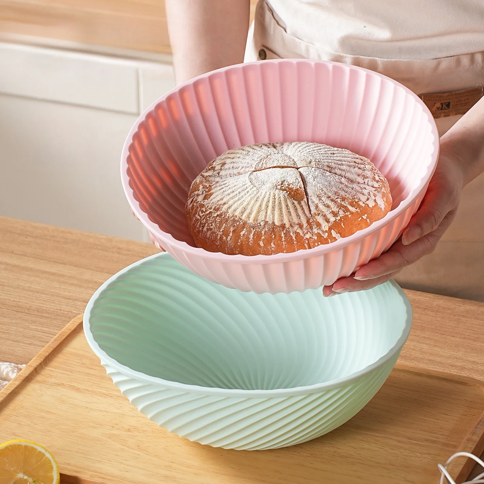 Dough Fermentation Basket Silicone Bread Fermentation Basket Non-stick Baking Accessories Kitchen Gadgets
Dough Fermentation Basket Silicone Bread Fermentation Basket Non-stick Baking Accessories Kitchen Gadgets