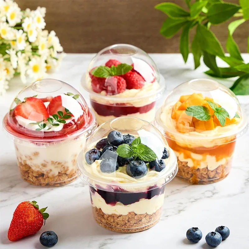 50PCS Disposable Transparent Plastic Cups Dome Flat Lids Milk Tea Cups Bowls Fruit Juice Coffee Ice Cream Cake Container
50PCS Disposable Transparent Plastic Cups Dome Flat Lids Milk Tea Cups Bowls Fruit Juice Coffee Ice Cream Cake Container