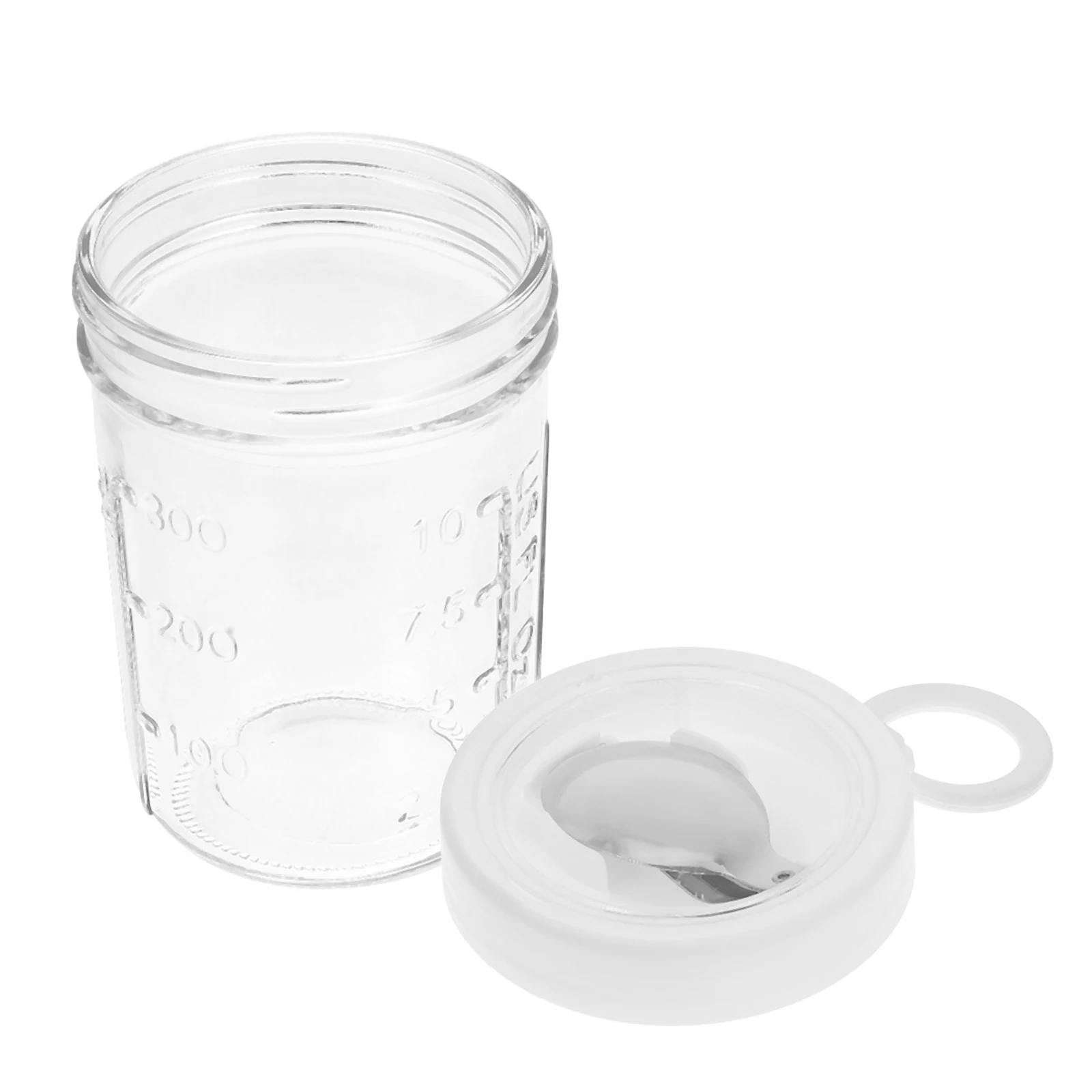 Glass Oatmeal Jar Container 350ml Wide Mouth Leakproof Lid Portion Control for Overnight Oats Yogurt Parfait Breakfast Meal Prep
Glass Oatmeal Jar Container 350ml Wide Mouth Leakproof Lid Portion Control for Overnight Oats Yogurt Parfait Breakfast Meal Prep