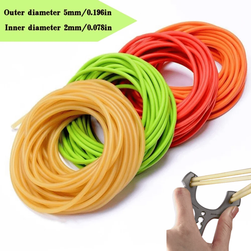 1pcs elastic tubular rubber band slingshot elastic fitness rope, elastic hose, slingshot round rubber band, outdoor sports.
1pcs elastic tubular rubber band slingshot elastic fitness rope, elastic hose, slingshot round rubber band, outdoor sports.