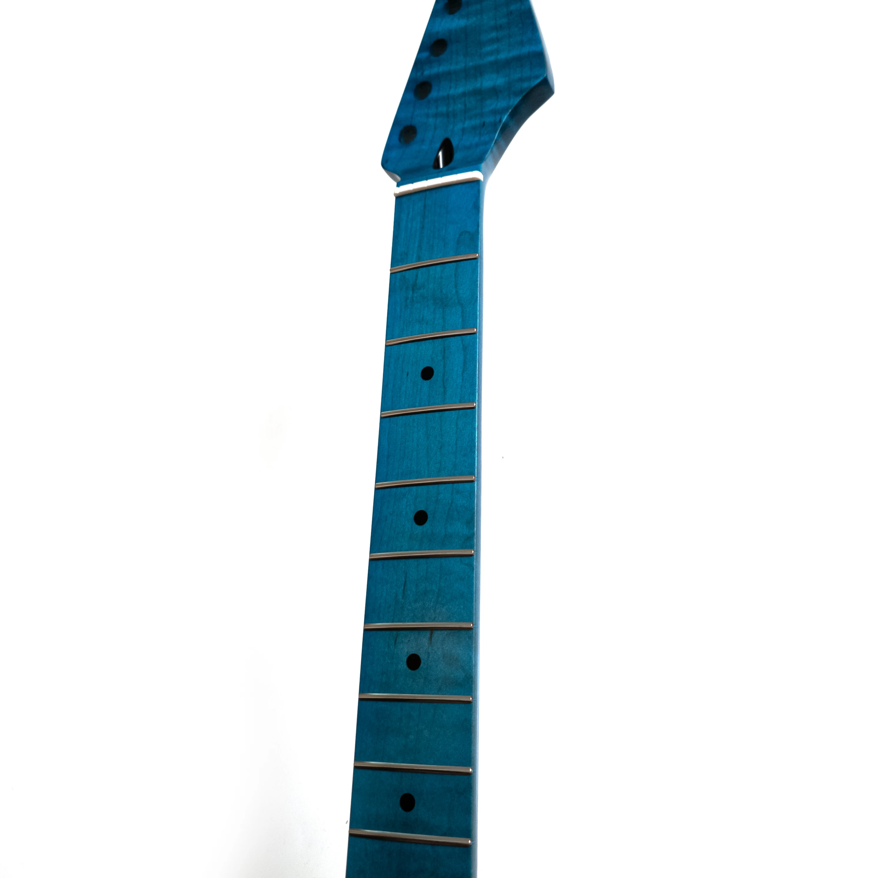 25.5 Inch Blue Flame Maple Guitar Neck 24 Stainless Steel Frets Maple Fingerboard Modern C Replacement Neck
25.5 Inch Blue Flame Maple Guitar Neck 24 Stainless Steel Frets Maple Fingerboard Modern C Replacement Neck