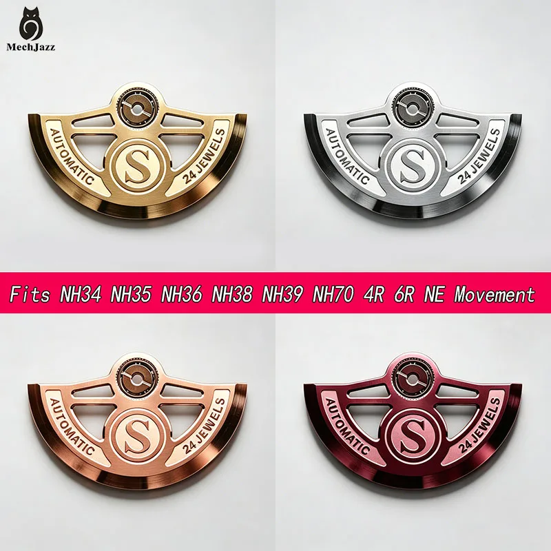 NH35Modified Automatic Rotor Oscillating Weight, Fit for NH34 NH36 NH38 NH70 Movement, Mechanical Watch Replacement Repair Parts
NH35Modified Automatic Rotor Oscillating Weight, Fit for NH34 NH36 NH38 NH70 Movement, Mechanical Watch Replacement Repair Parts