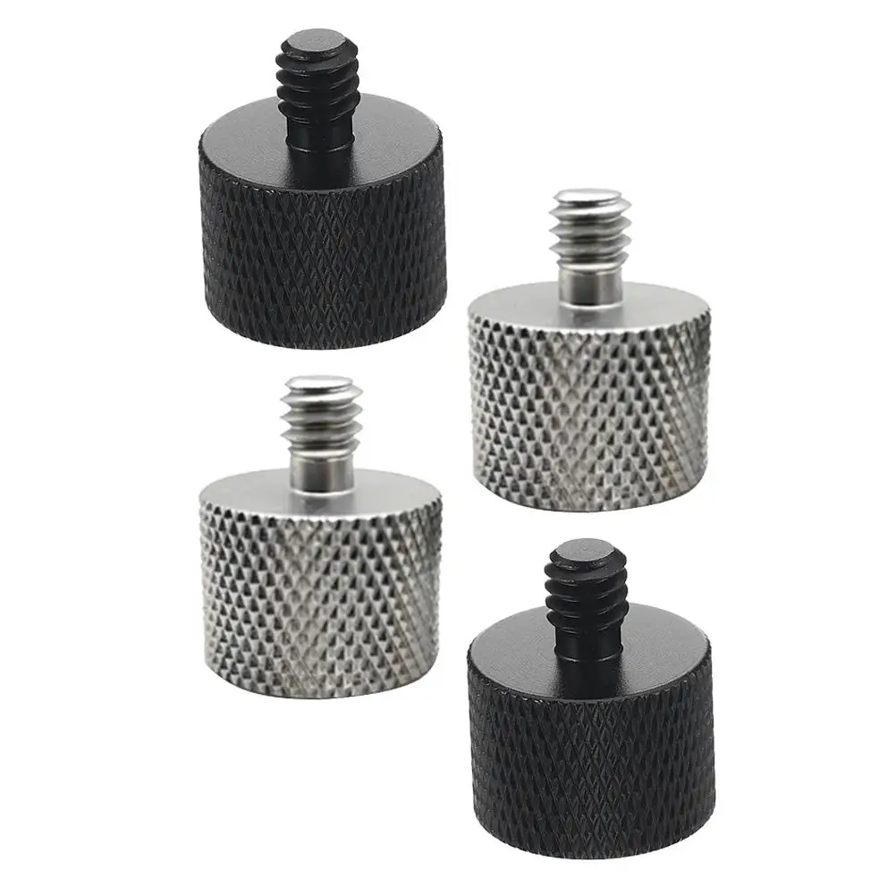 4 Pcs Microphone Stand Adapter 5/8'' Male to 1/4'' Female Screw High Quality Material Easy Install Remove Tripods Monopods Ball
4 Pcs Microphone Stand Adapter 5/8'' Male to 1/4'' Female Screw High Quality Material Easy Install Remove Tripods Monopods Ball