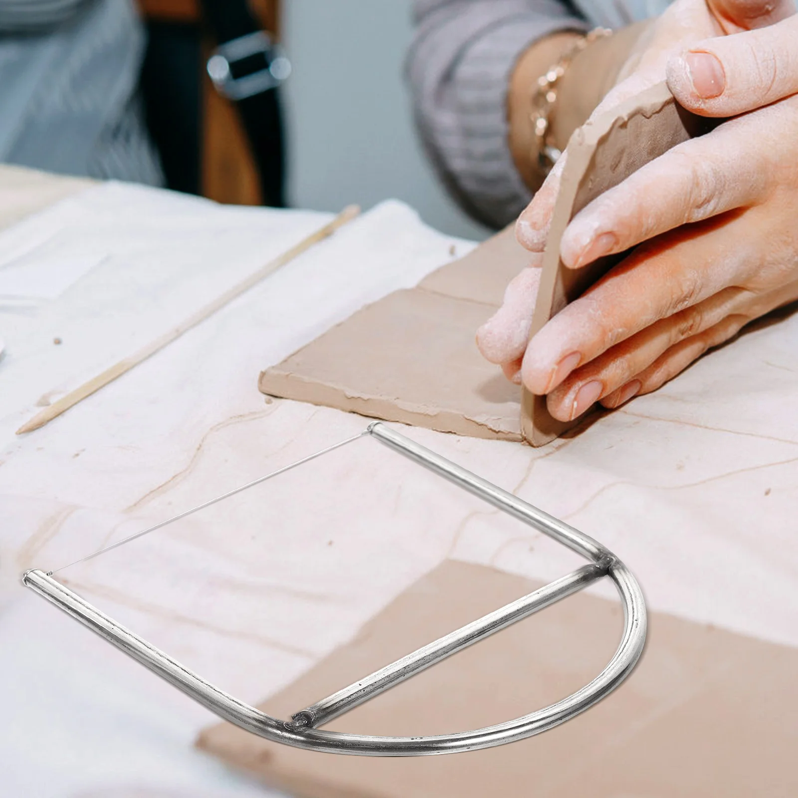 Clay Cutting Wire Tool Thickened Durable Ergonomic Design Smooth Safe For Pottery Ceramic Sculpting Diy Mud Craft Projects
Clay Cutting Wire Tool Thickened Durable Ergonomic Design Smooth Safe For Pottery Ceramic Sculpting Diy Mud Craft Projects