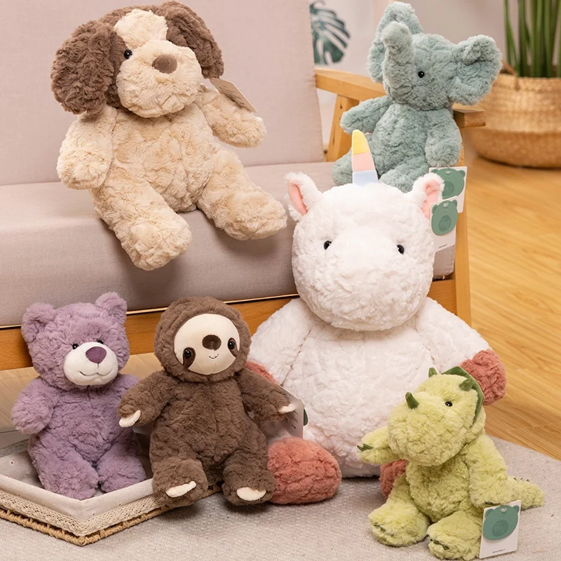 Sitting Fuzzy Cartoon Animal Plush Toy Stuffed Unicorn Sloth Dinosaur Dog Puppy Bear Dinosaur Appeasing Plushie Gift
Sitting Fuzzy Cartoon Animal Plush Toy Stuffed Unicorn Sloth Dinosaur Dog Puppy Bear Dinosaur Appeasing Plushie Gift