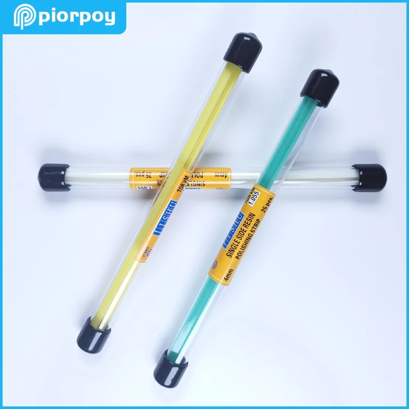 PIORPOY 25 Pcs Dental Polishing Strips Resin Teeth Grinding Sanding Single Side No 1.055 Fine Medium Coarse Dentistry Tools
PIORPOY 25 Pcs Dental Polishing Strips Resin Teeth Grinding Sanding Single Side No 1.055 Fine Medium Coarse Dentistry Tools