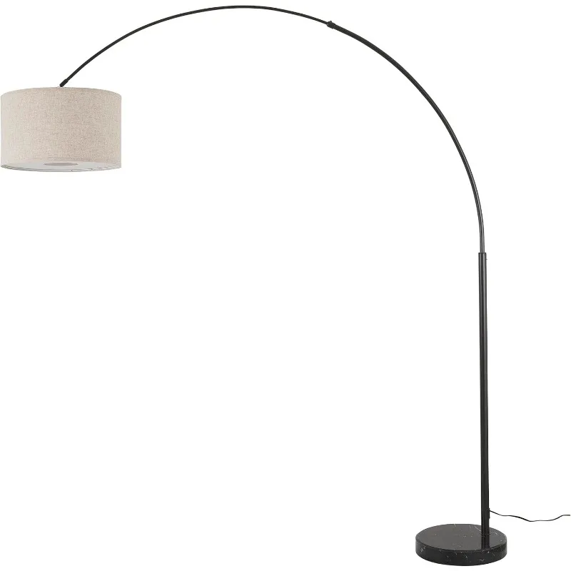 Extra Large 81" H Steel Over-Reaching Arc Adjustable Arching Floor Lamp with Marble Base Behind Sofa Lamp
Extra Large 81" H Steel Over-Reaching Arc Adjustable Arching Floor Lamp with Marble Base Behind Sofa Lamp