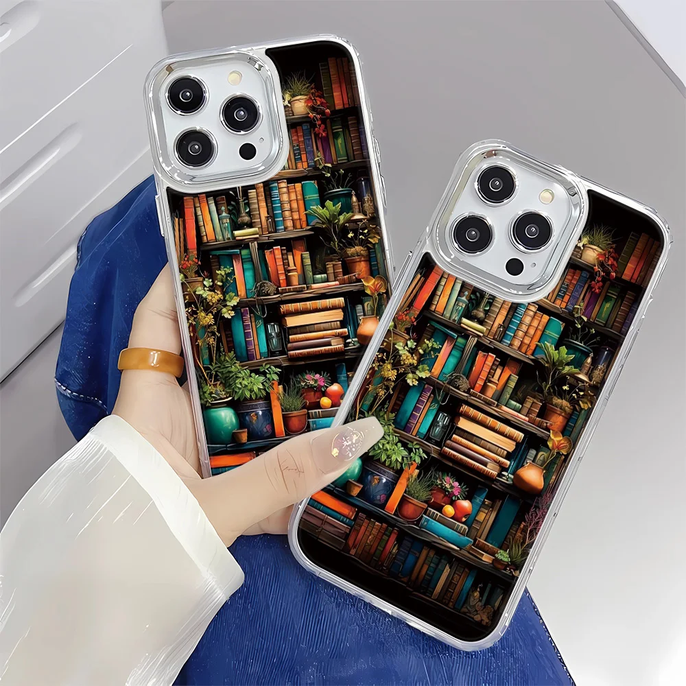 Чехол для телефона с книжной полкой и винным шкафом для iPhone 16, 15, 14, 13, 12, 11 Pro Max 8, 7 Plus 16e XR XS X SE, противоударный прозрачный мягкий чехол
Чехол для телефона с книжной полкой и винным шкафом для iPhone 16, 15, 14, 13, 12, 11 Pro Max 8, 7 Plus 16e XR XS X SE, противоударный прозрачный мягкий чехол