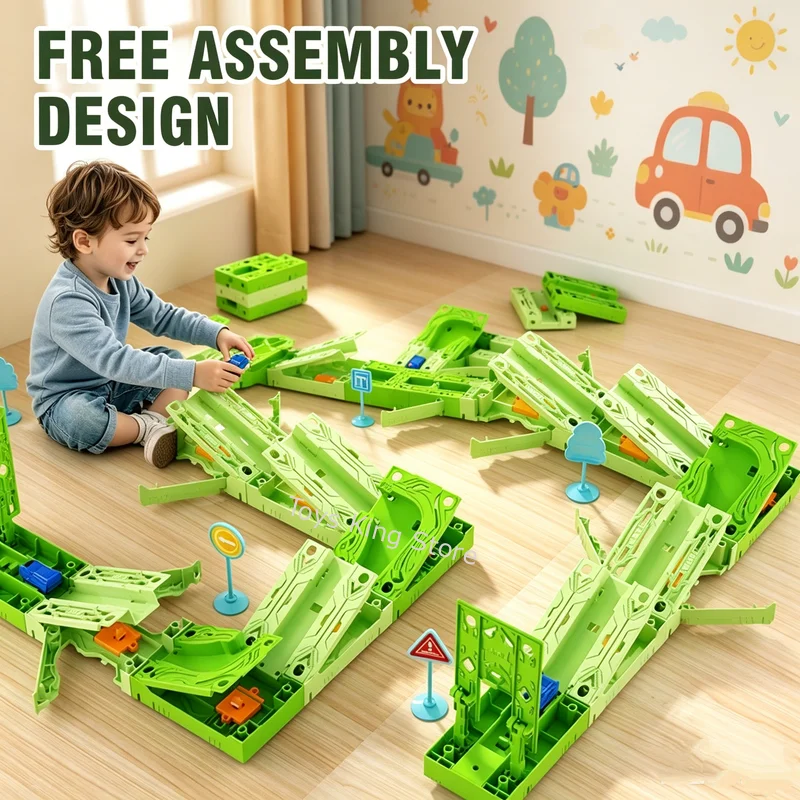 DIY Assembly Track Racing Car Catapult Splicing Multi-functional Track Vehicle Gravity Inertia Sliding Launch Car Kid Toy Gifts
DIY Assembly Track Racing Car Catapult Splicing Multi-functional Track Vehicle Gravity Inertia Sliding Launch Car Kid Toy Gifts