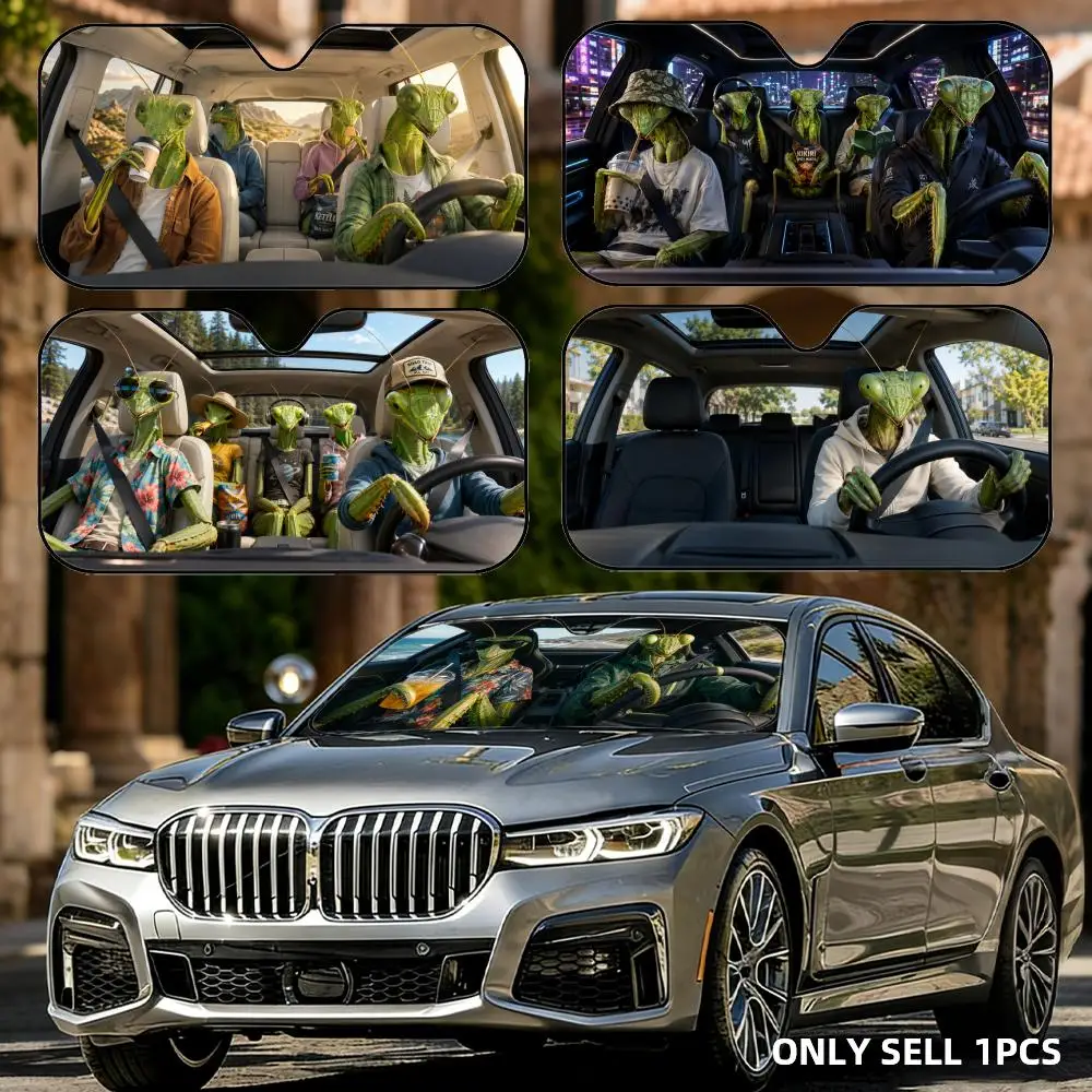 Mantis Driving Travel Sun Visor Reusable Aluminum Foil Car Windshield Sun Visor UV Heat Insulation Cover Shade
Mantis Driving Travel Sun Visor Reusable Aluminum Foil Car Windshield Sun Visor UV Heat Insulation Cover Shade