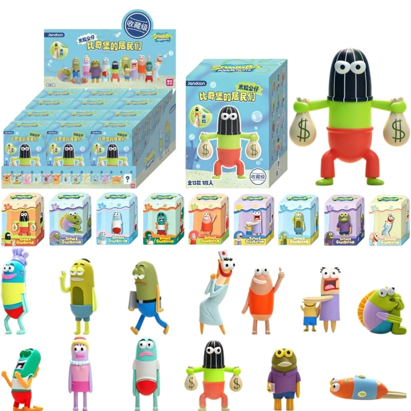 Jandoon Original SpongeBob SquarePants Little Citizens Of Bikini Blind Box Doll Mini Action Figure Model Toy Collection Gift
Jandoon Original SpongeBob SquarePants Little Citizens Of Bikini Blind Box Doll Mini Action Figure Model Toy Collection Gift