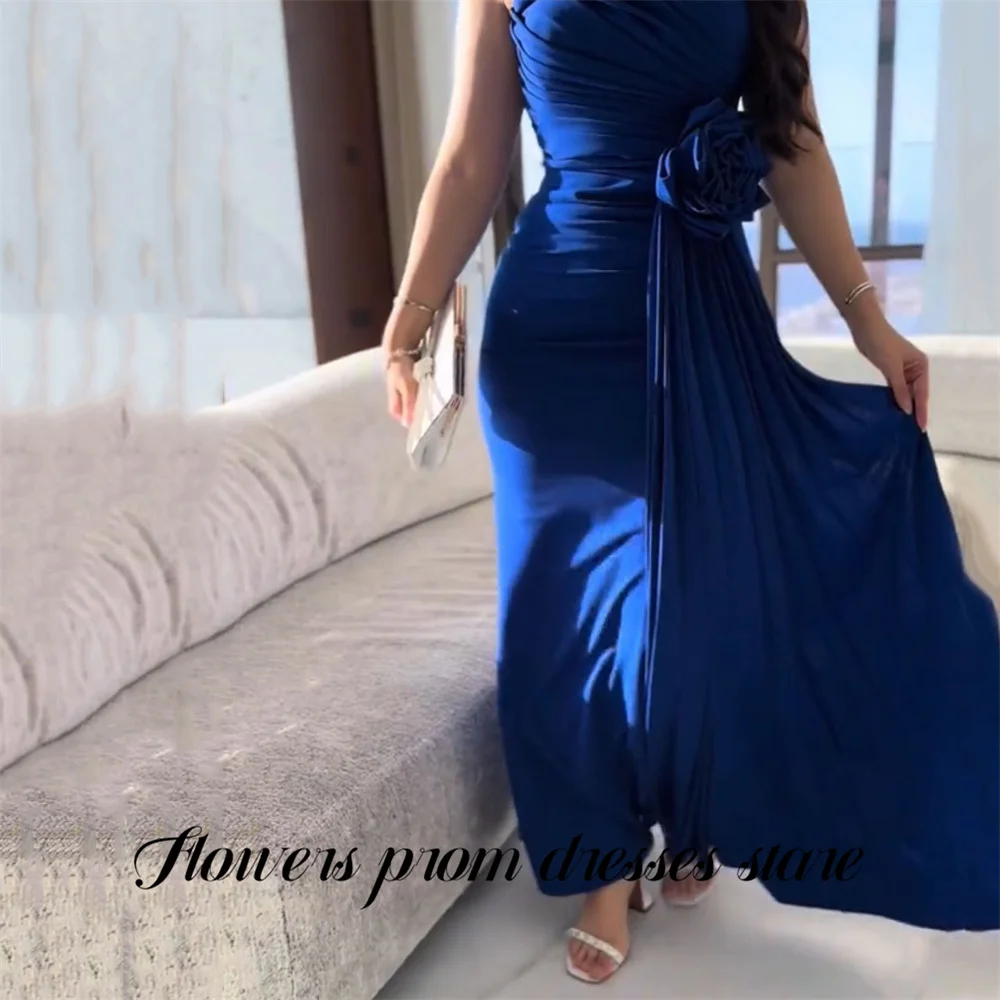 Flowers Blue Party Dress One Shoulder Night Dress with 3D Floral Prom Dress Ruched Gala Dress Sleeveless 프롬 드레스 Customized
Flowers Blue Party Dress One Shoulder Night Dress with 3D Floral Prom Dress Ruched Gala Dress Sleeveless 프롬 드레스 Customized