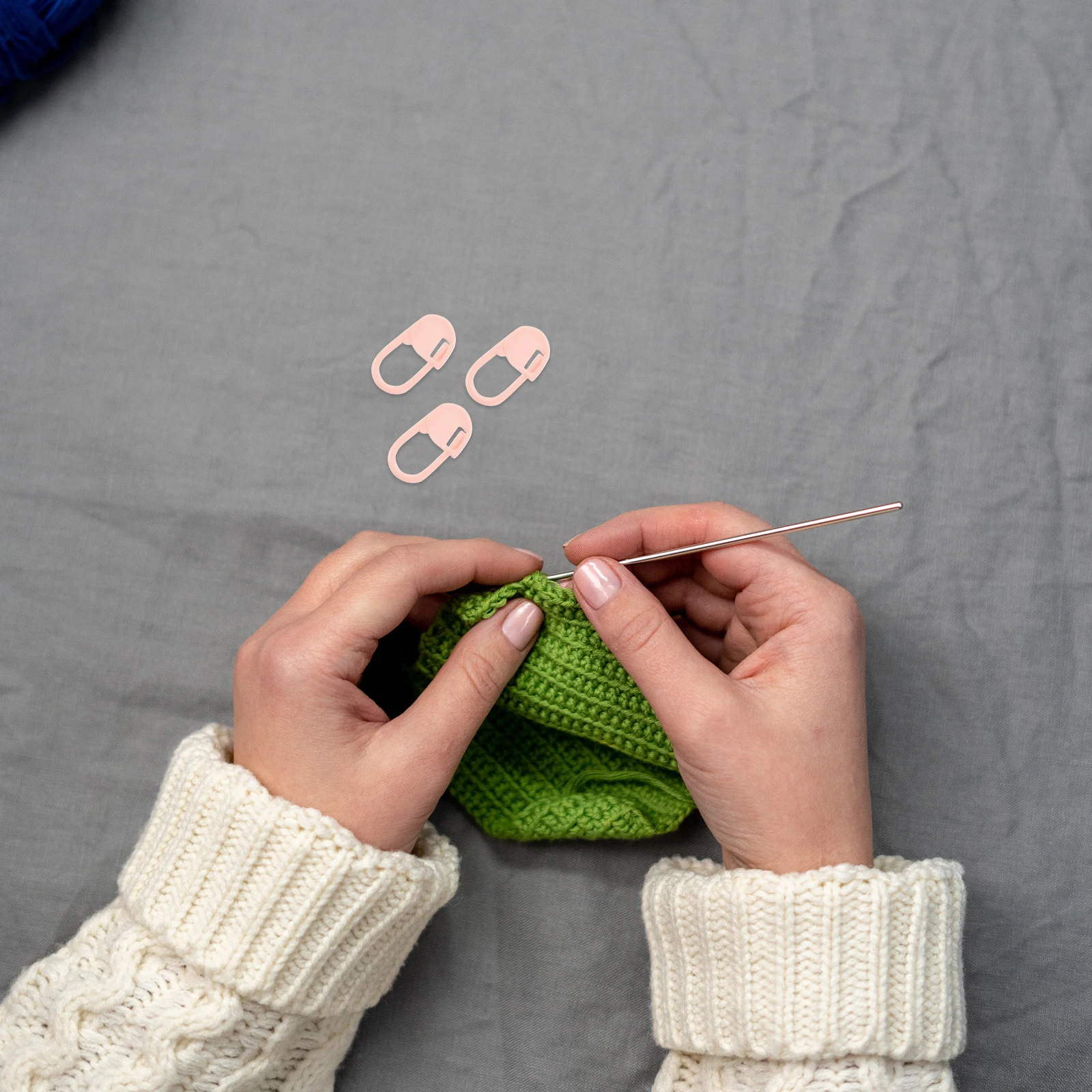 1 Bag Stitch Markers Clips Decorative Stitching Crochet Accessories Multi-Use Reusable Plastic Portable Small Colored Stitch
1 Bag Stitch Markers Clips Decorative Stitching Crochet Accessories Multi-Use Reusable Plastic Portable Small Colored Stitch