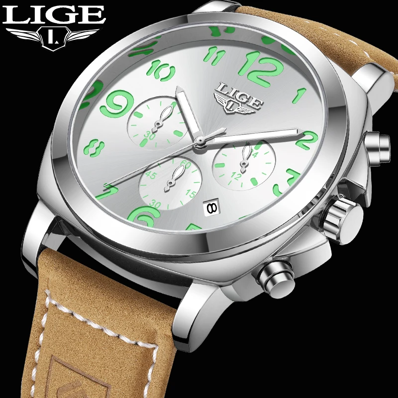 LIGE Ретро Классические Кварцевые Часы Открытый Повседневный Спорт Роскошный Кожаный Ремень Водонепроницаемые Светящиеся Часы для Мужчин Календарь Мужские Подарки
LIGE Ретро Классические Кварцевые Часы Открытый Повседневный Спорт Роскошный Кожаный Ремень Водонепроницаемые Светящиеся Часы для Мужчин Календарь Мужские Подарки