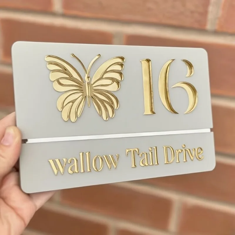 Personalized Double Layer Acrylic House Number Door Sign Custom Home Residence Hotel Entrance Yard Address Indicator Plaque
Personalized Double Layer Acrylic House Number Door Sign Custom Home Residence Hotel Entrance Yard Address Indicator Plaque
