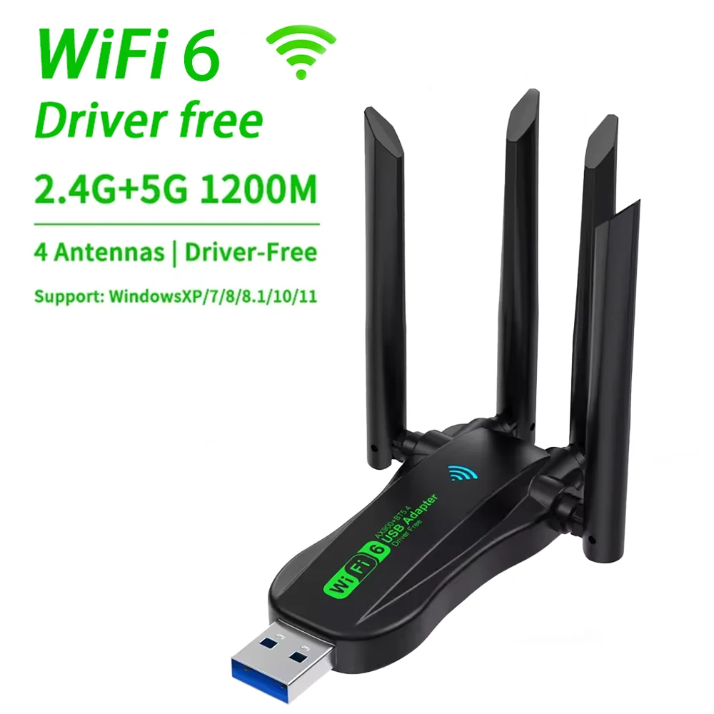 WIFI 6 AX900 4 антенны USB WiFi BT 5.4 адаптер 2 в 1 ключ драйвер беспроводной внешней сетевой карты бесплатно для Windows 10/11
WIFI 6 AX900 4 антенны USB WiFi BT 5.4 адаптер 2 в 1 ключ драйвер беспроводной внешней сетевой карты бесплатно для Windows 10/11
