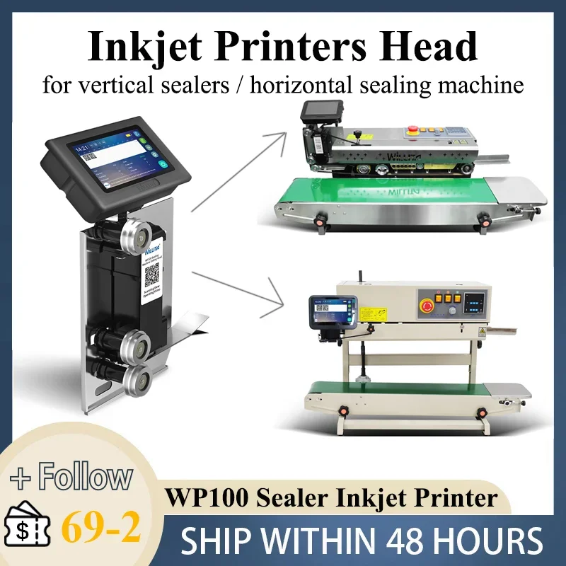 WILLITA 12.7mm Inkjet Printers Printing Head for Sealing Machine Intelligent Coding Machine for Sealer Expiry Date Label Barcode
WILLITA 12.7mm Inkjet Printers Printing Head for Sealing Machine Intelligent Coding Machine for Sealer Expiry Date Label Barcode