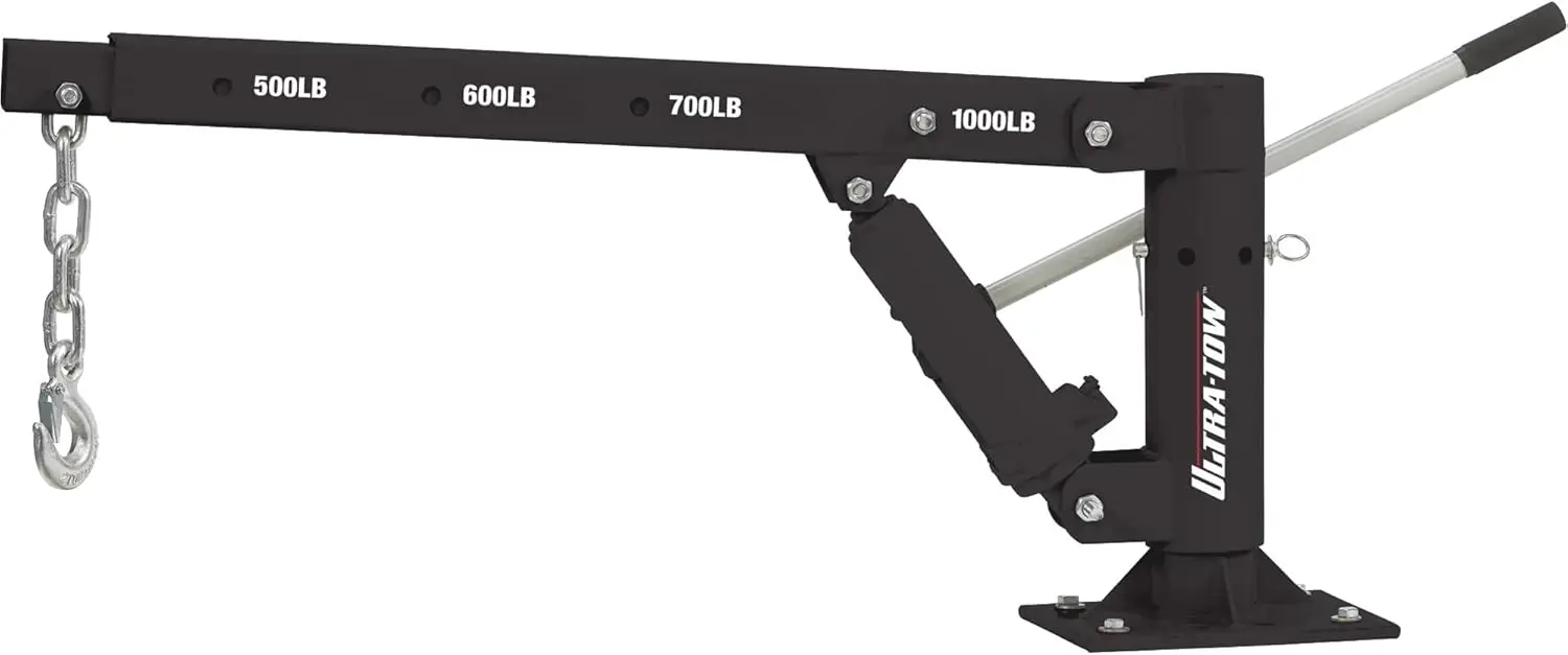 Heavy-Duty Hydraulic Pickup Truck Crane with 1000-Lb Capacity, Extends to 53.5in
Heavy-Duty Hydraulic Pickup Truck Crane with 1000-Lb Capacity, Extends to 53.5in