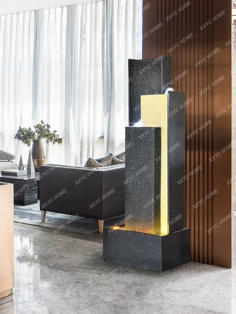 Modern Minimalist Office Floor Circulating Water Wall Big Decorations Fountain Water Curtain Wall
Modern Minimalist Office Floor Circulating Water Wall Big Decorations Fountain Water Curtain Wall