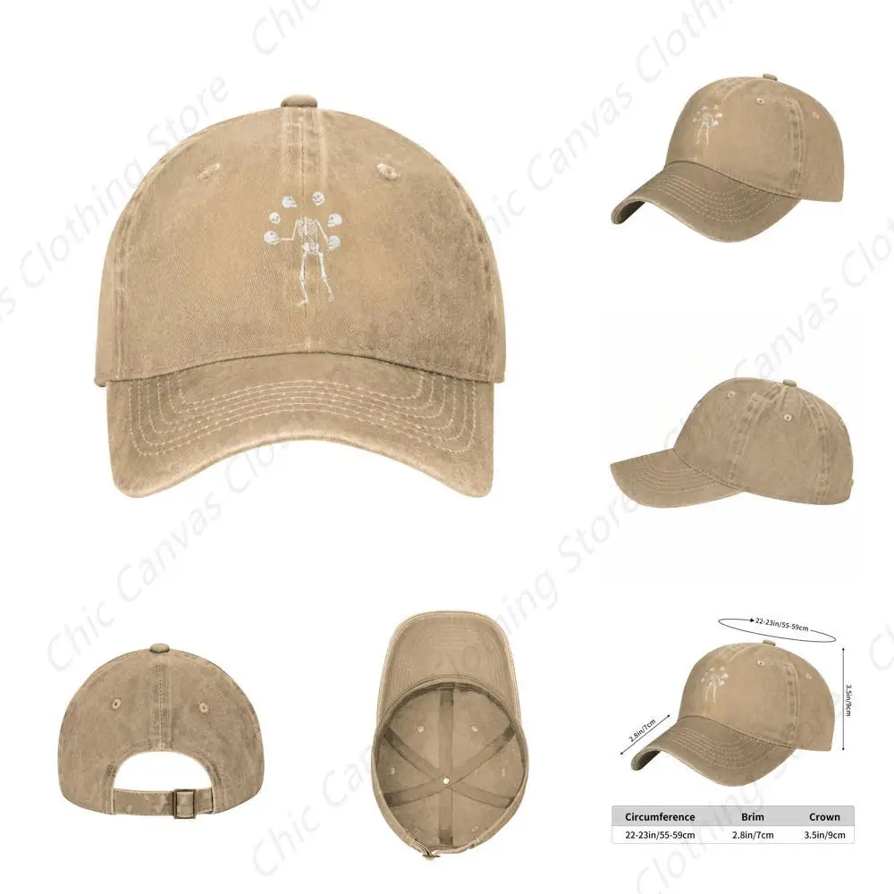 Skeleton Play Fun Print Adjustable Washable Cowboy Hat Dad Truck Hat Black Fit Baseball Hat Men's Unisex
Skeleton Play Fun Print Adjustable Washable Cowboy Hat Dad Truck Hat Black Fit Baseball Hat Men's Unisex