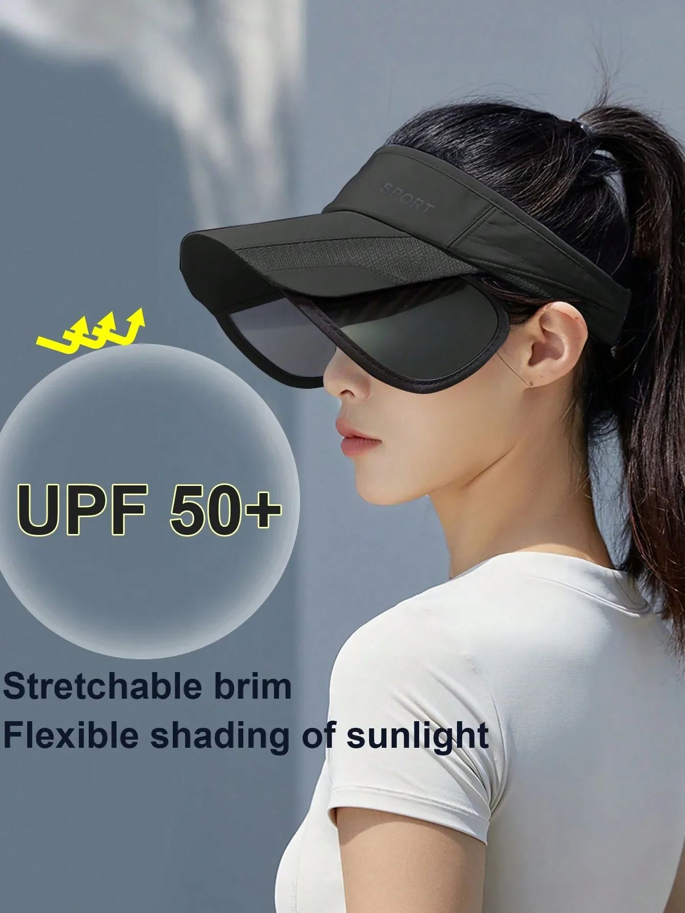 Summer Sun Hat For Women With Breathable Expandable Brim, Outdoor Sports And Leisure Sun Protection Cycling Cap
Summer Sun Hat For Women With Breathable Expandable Brim, Outdoor Sports And Leisure Sun Protection Cycling Cap