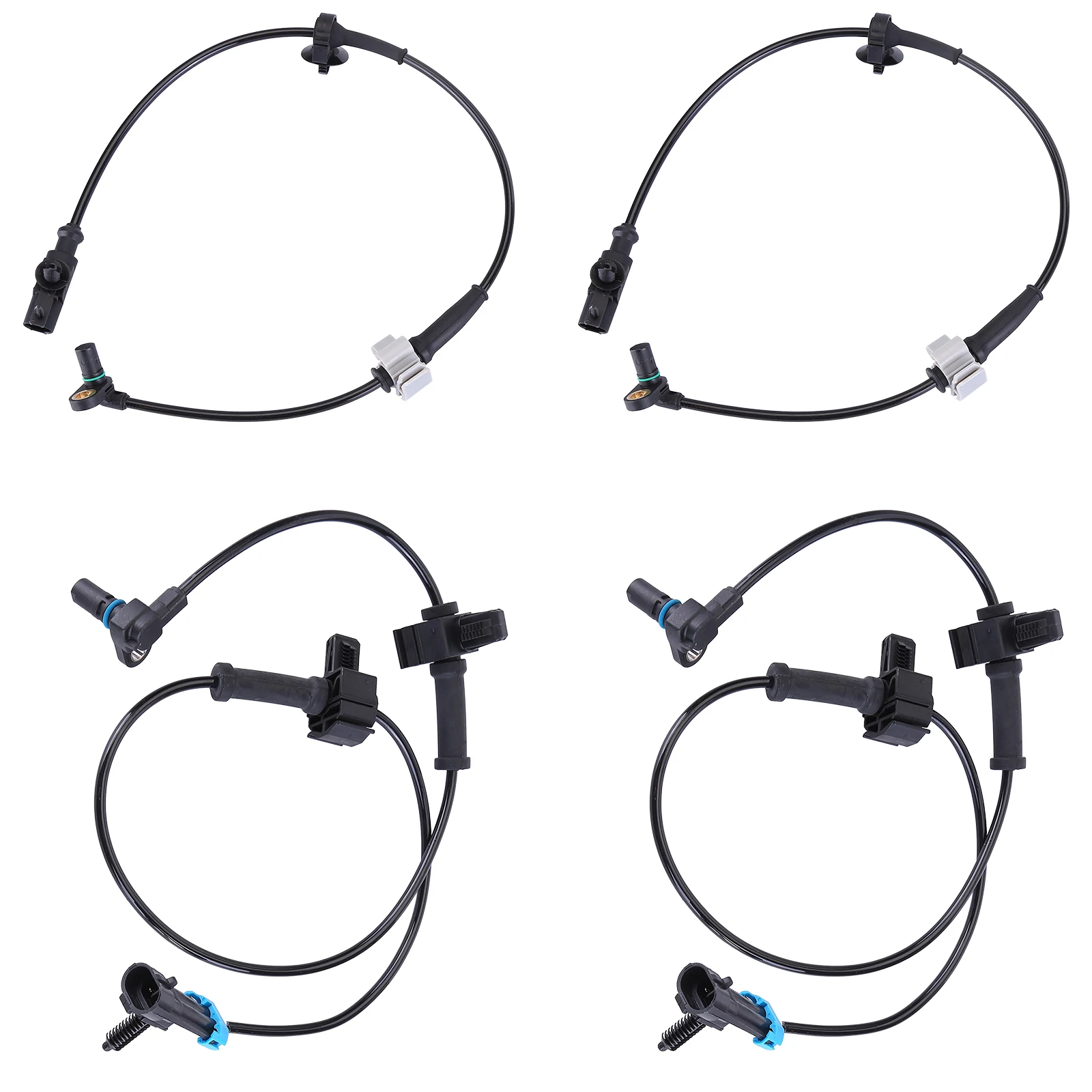 4PC Compatible for Chevy Silverado 1500 GMC Sierra 1500 ABS Speed Sensor Front Rear Left Right 20938121 15872664 20763148
4PC Compatible for Chevy Silverado 1500 GMC Sierra 1500 ABS Speed Sensor Front Rear Left Right 20938121 15872664 20763148