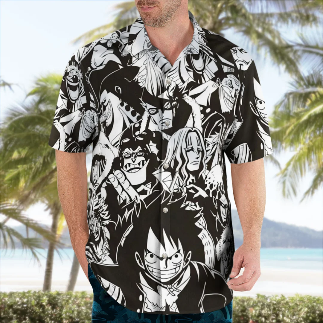 One Piece Black and White Traracters Hawaiian Shirt Fan gifts for "One Piece" fans Summer Men's Shirt Kid's Clothing Tee Woman
One Piece Black and White Traracters Hawaiian Shirt Fan gifts for "One Piece" fans Summer Men's Shirt Kid's Clothing Tee Woman