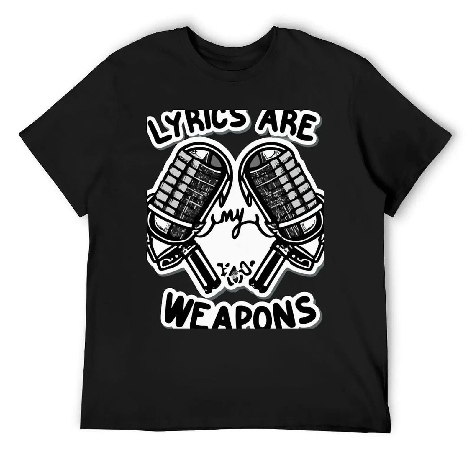 Lyrics Are My Weapons - Hand-Drawn Microphones T-Shirt rapper graphic tees cute clothes anime shirts men
Lyrics Are My Weapons - Hand-Drawn Microphones T-Shirt rapper graphic tees cute clothes anime shirts men