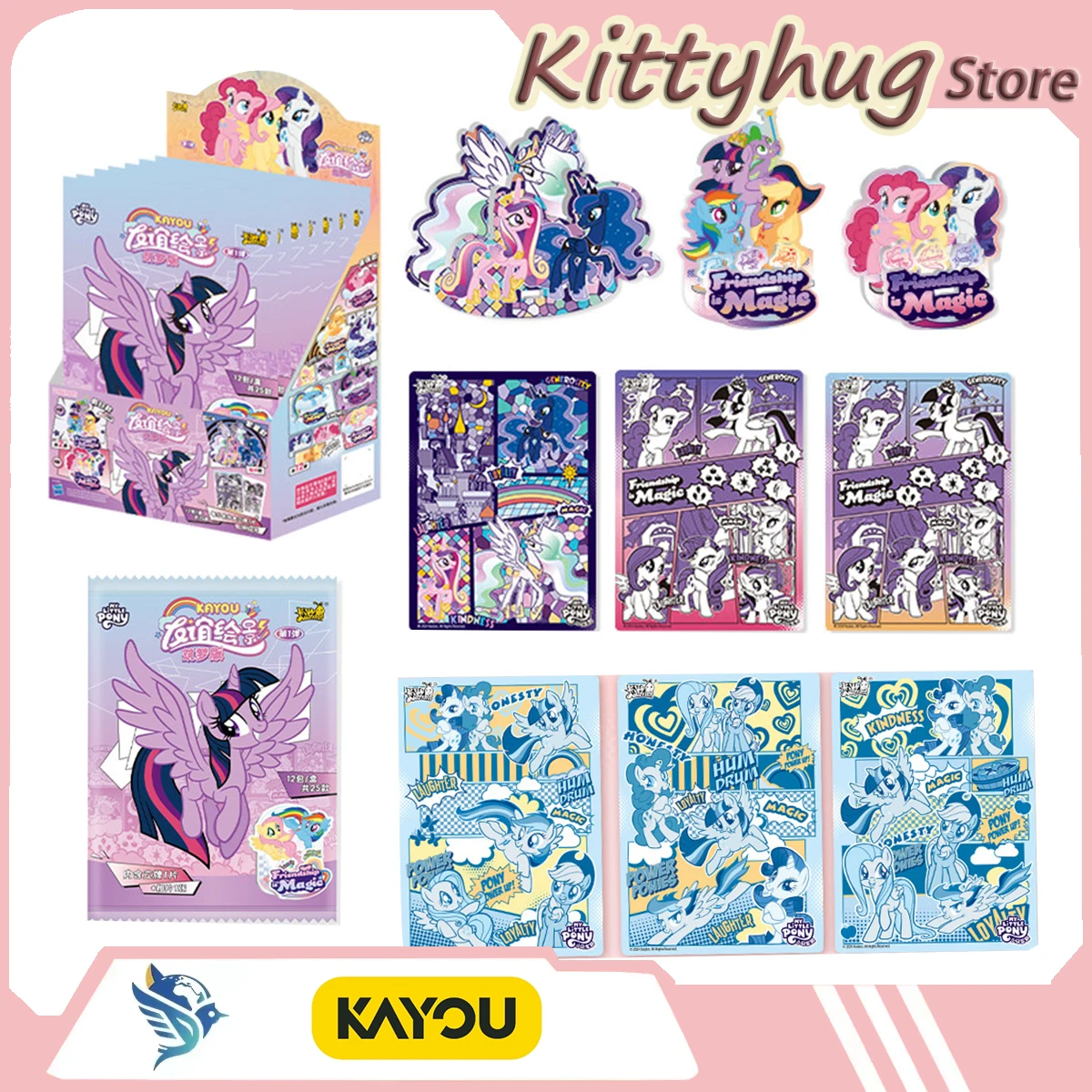 kayou My Little Pony Collectible card poster stand Friendship in Pictures Acrylic toys cute gift Girl's birthday present
kayou My Little Pony Collectible card poster stand Friendship in Pictures Acrylic toys cute gift Girl's birthday present