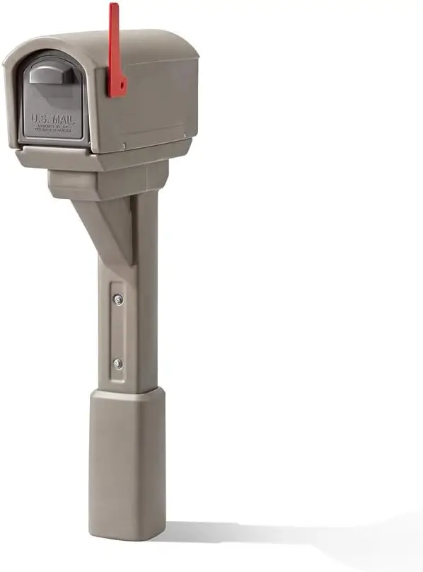 Large Weather Resistant Outdoor Mailbox with Flag, Easy Install, Durable Plastic, Secure Magnetic Door, Mocha
Large Weather Resistant Outdoor Mailbox with Flag, Easy Install, Durable Plastic, Secure Magnetic Door, Mocha