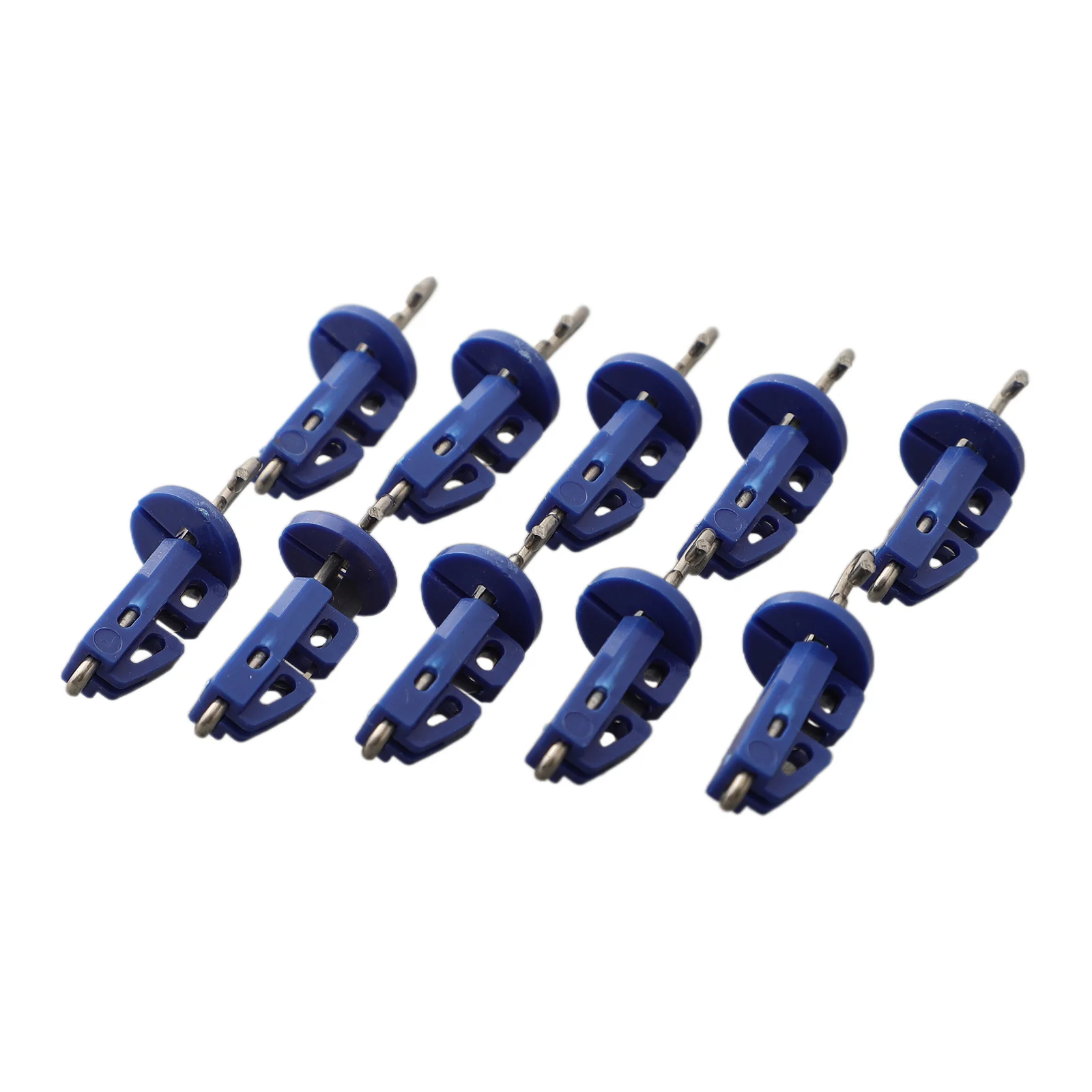 ABS+Stainless Steel Bait Clips Blue Breakaway Down Fishing Hook Release Clip Sea Style 10pcs Portable Pratical
ABS+Stainless Steel Bait Clips Blue Breakaway Down Fishing Hook Release Clip Sea Style 10pcs Portable Pratical