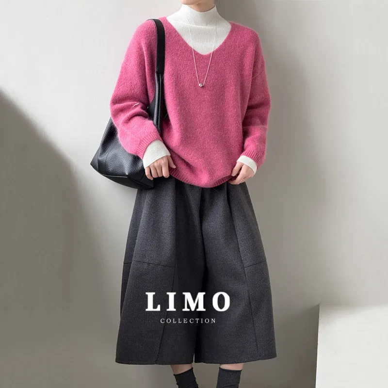 LIMO 2025 Autumn Winter New Design Knitted Sweater Women's Fashion Rabbit Hair Acrylic Blend Cozy Oversized Pullover
LIMO 2025 Autumn Winter New Design Knitted Sweater Women's Fashion Rabbit Hair Acrylic Blend Cozy Oversized Pullover