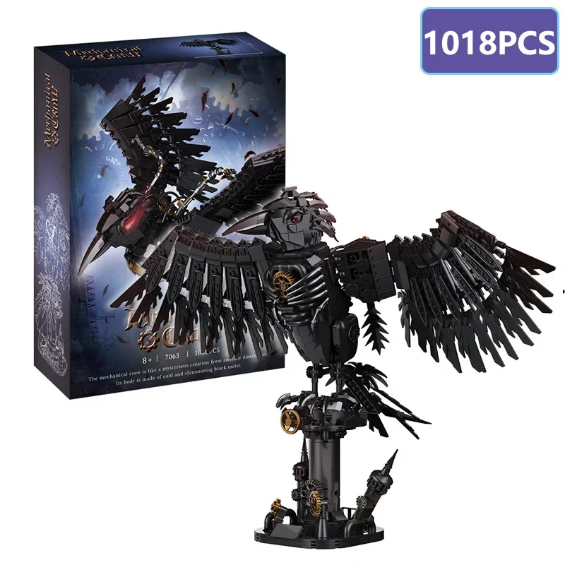 MOC Технические готические механические животные Темная ворона Модель Строительные блоки Сборка Кирпичи Игрушки Настольные украшения Дети Взрослые Подарки
MOC Технические готические механические животные Темная ворона Модель Строительные блоки Сборка Кирпичи Игрушки Настольные украшения Дети Взрослые Подарки
