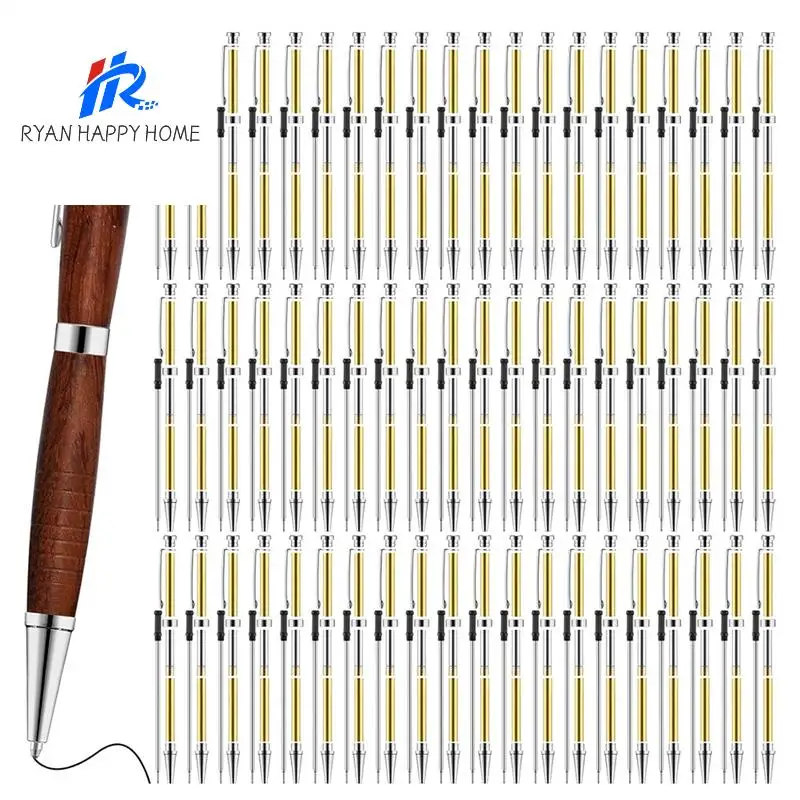 60Pcs Twist-Out Pen Kit For Woodturn 7Mm Slim Pen Bulk With Refill Pack Woodturn Projects For DIY Crafts
60Pcs Twist-Out Pen Kit For Woodturn 7Mm Slim Pen Bulk With Refill Pack Woodturn Projects For DIY Crafts