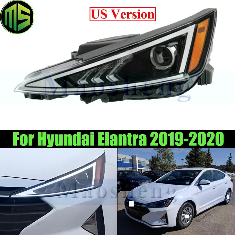 Maosheng американская версия галогенный передний бампер головная фара для Hyundai Elantra 2019-2020 фара передняя фара поворота 
Maosheng американская версия галогенный передний бампер головная фара для Hyundai Elantra 2019-2020 фара передняя фара поворота