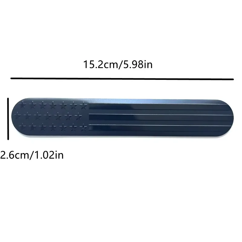 2pcs Aluminum Alloy American Flag Metal Car Logo Suitable for Body Trunk Tail Side Sticker Decorative Accessories
2pcs Aluminum Alloy American Flag Metal Car Logo Suitable for Body Trunk Tail Side Sticker Decorative Accessories