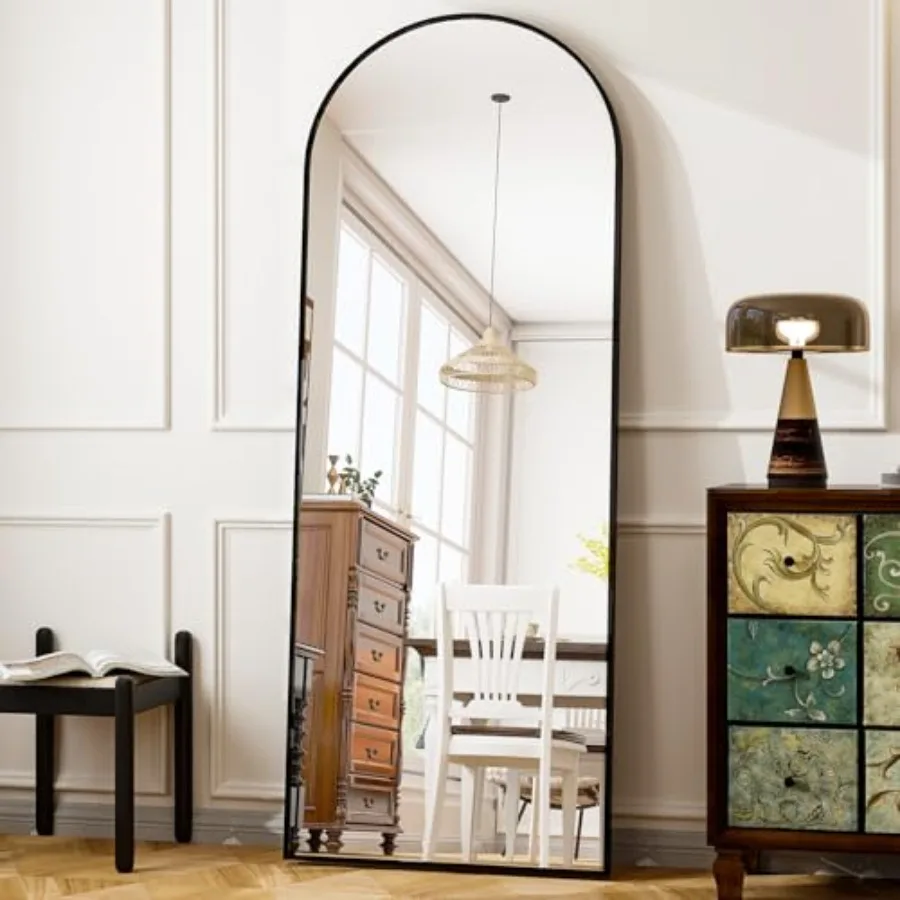 64x21 Arched Full Length Mirror Free Standing Leaning Wall-Mounted Mirror Aluminum Frame Modern Mirrors for Living Room Bedroom
64x21 Arched Full Length Mirror Free Standing Leaning Wall-Mounted Mirror Aluminum Frame Modern Mirrors for Living Room Bedroom