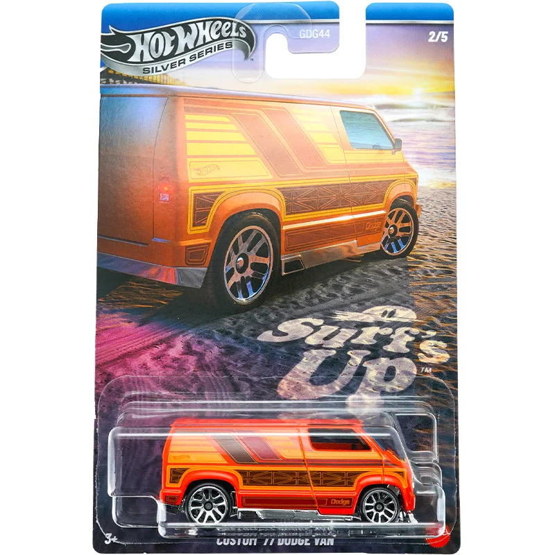 Original Hot Wheels Car Silver Surf's Up 77 Dodge Van 1:64 Boys Toys Diecast Silver Series Vehicles Models Birthday Gift
Original Hot Wheels Car Silver Surf's Up 77 Dodge Van 1:64 Boys Toys Diecast Silver Series Vehicles Models Birthday Gift