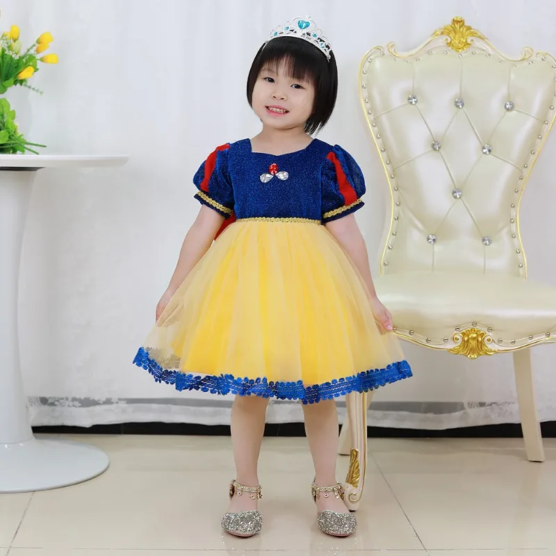 New Snow White Dress Girls Dress Children's Short Sleeve Party Little Girl Birthday Dress
New Snow White Dress Girls Dress Children's Short Sleeve Party Little Girl Birthday Dress