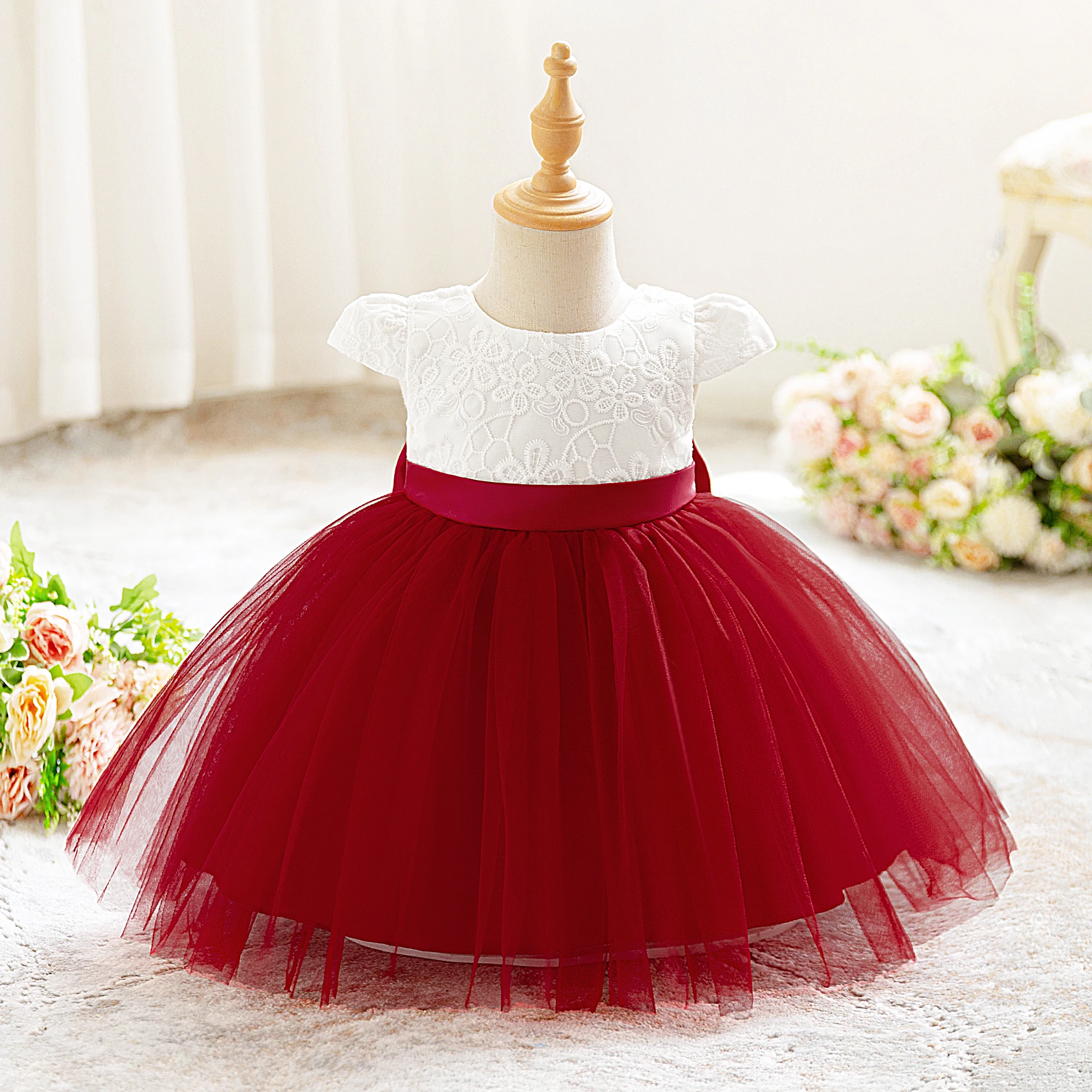 Toddler Baptism Party Baby Girl Dress Elegant Big Bow 1st Birthday Princess Prom Tutu Dress for Girls Wedding Bridesmaid Costume
Toddler Baptism Party Baby Girl Dress Elegant Big Bow 1st Birthday Princess Prom Tutu Dress for Girls Wedding Bridesmaid Costume