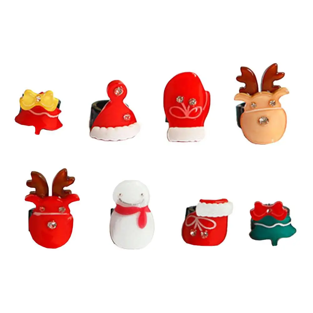 8 Pcs Christmas Hair Clips Claw Accessories for Girls Child Mini Claw Clamp Bang Fringe Bright Colorful Pattern Festive Party
8 Pcs Christmas Hair Clips Claw Accessories for Girls Child Mini Claw Clamp Bang Fringe Bright Colorful Pattern Festive Party