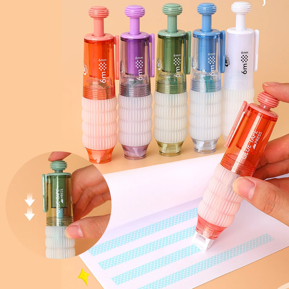 Pen-shaped Double-sided Adhesive Quick Dry Dot Tape Glue Stick DIY Scrapbooking Replaceable Stationery School Office Supplies
Pen-shaped Double-sided Adhesive Quick Dry Dot Tape Glue Stick DIY Scrapbooking Replaceable Stationery School Office Supplies
