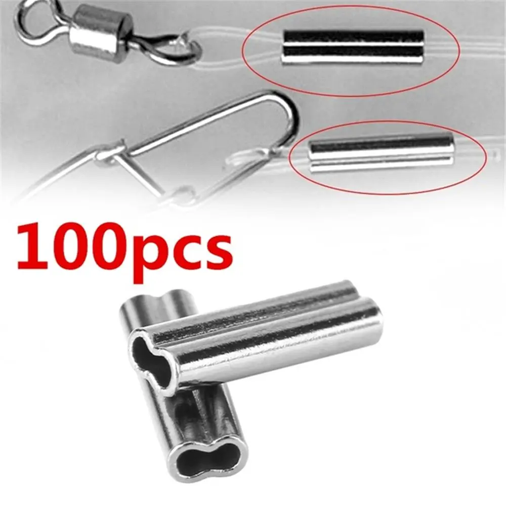 100pcs Copper Fishing Wire Pipe Line Crimping Crimping Sleeves Double Tube Fishing Tackles
100pcs Copper Fishing Wire Pipe Line Crimping Crimping Sleeves Double Tube Fishing Tackles