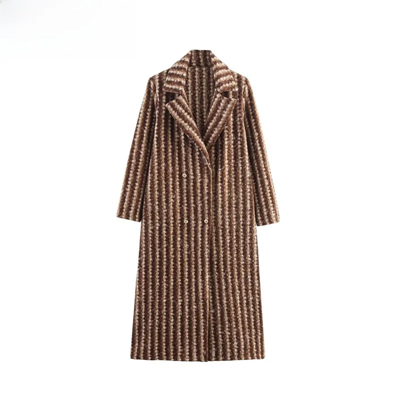 Faionable Loose Soft Woolen Coat Double Button Street Sle Women's Outerwear Polyester Fiber 00% Regular Thin
Faionable Loose Soft Woolen Coat Double Button Street Sle Women's Outerwear Polyester Fiber 00% Regular Thin